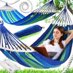  Egyszemélyes Kerti Függőágy Hinta Állvánnyal Erős 200x80 CM (HG06076A)