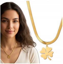 EdiBazzar Nyaklánc sebészeti acél aranyozott 18K arany női végtag Choker (ZŁOTY Elegancki Naszyjnik Kolia Celebrytka)