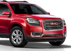 Martig Gmc Acadia Krómozott Grill díszlécek Króm lökhárító tuning