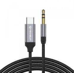 Techsuit Cablu Audio Techsuit AC11 FuseXound, USB-C - 3.5mm, 0.5m (Gri)