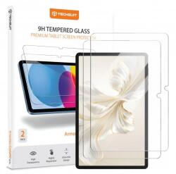 Techsuit Folie de protectie Ecran Techsuit ArmorGlass CrystalHD pentru Honor Pad 10 / 9, Sticla Securizata, Full Glue, Set 2 bucati - evomag