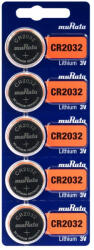 Murata CR2032 Murata lítium elem, 5 db (BMU20325BL)