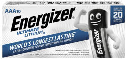 Energizer Ultimate Lítium AAA, 10 db (BFEN65010)