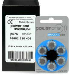 VARTA Power One Implant Plus hallókészülék elem (BCVAPMF675IP8)