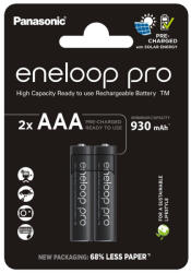 Panasonic Eneloop Pro akkumulátor R03/AAA 930mAh BK-4HCDE/2BE (AAEL032HB)