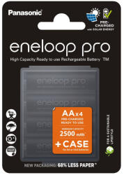 Panasonic Eneloop PRO R6/AA 2500mAh + tároló doboz