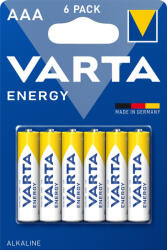 VARTA Energy mikro/ AAA/ LR03 elem, 6 db (4103229416)