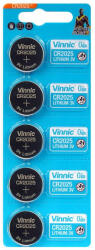 Vinnic CR2025 5BL Vinnic lítium elem, 5 db (BLVI20255BL)