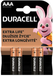 Duracell Basic alkáli elem AAA, 4 db (MN2400)