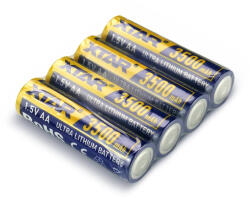 XTAR Ultra Lítium elem AA, 4 db (FWXTARR63500L4B)