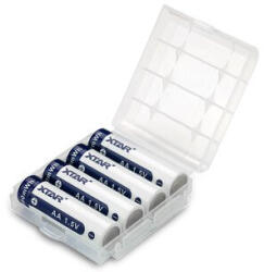 XTAR R6 / AA 1, 5 V Li-ion 2000 mAh akkumulátor 4db tároló dobozzal