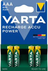 VARTA Ready2Use - AAA R03 800mAh újratölthető akkumulátor