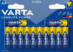 VARTA Longlife Power ceruza/ AA/ LR06 elem - l-m-s - 2 160 Ft