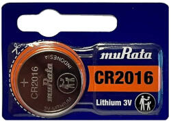 Murata CR2016 Murata lítium elem, 5 db (BMU20165BL)