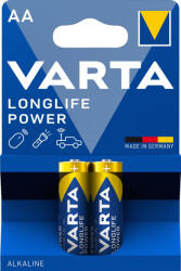 VARTA Longlife Power ceruza/ AA/ LR06 elem - l-m-s - 420 Ft