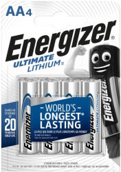 Energizer Ultimate Lithium AA, 4 db (BFEN647)