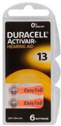Duracell ActiveR hallókészülék elem 13 (BCDURMF138)