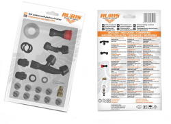 RURIS Kit accesorii universal pulverizator, Duza conica dubla, Duza sigal, Duza reglabila, Duza din alama, Duza cu 3 gauri 3 seturi, Kit garnituri (kituniv20)