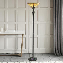 Endon Lighting klasszikus tiffany állólámpa dark star fekete sokszínű end64042 (64042)
