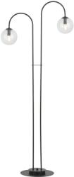 Emibig modern állólámpa archi fekete átlátszó emi1286/lp2 (1286/LP2)