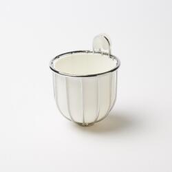 GOODHOME Suport perie WC argintiu, montare pe perete, GoodHome Koros