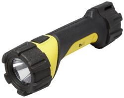 DIALL Lanterna LED de mana DIALL, 50 lumeni, IP44, 4xAA, negru/galben