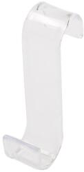 GOODHOME Cuier baie pentru prosop Lozon GOODHOME, 2.7 x 7 x 11.5 cm, ABS, transparent