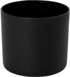 GoodHome Ghiveci rotund GOODHOME, plastic, 17.6 cm, negru