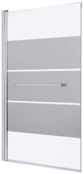 GoodHome Paravan cada GOODHOME Nubia, sticla securizata, 95 x 150 cm, argintiu