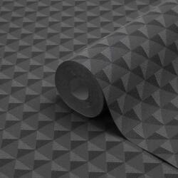 GOODHOME Tapet GOODHOME Stil 3D geometric 100850300, negru