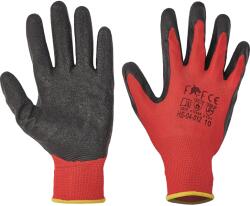 CERVA Manusi de protectie CERVA Hornbill Light, poliester-latex, rosu, marimea 10 (MAN8591806323896)