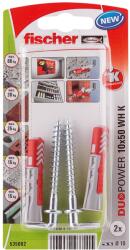 Fischer Set dibluri FISCHER DuoPower, 10 x 50mm, 2 bucati - bricodepot - 18,99 RON
