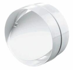 VENTS Conector clapeta antiretur, 100 mm, alb