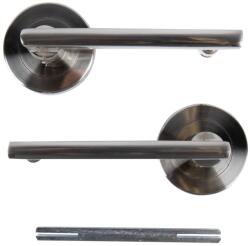 ASSA ABLOY Set manere, fara rozete, aluminiu, nichel satinat, blister Yale Cortina