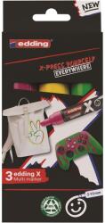 edding Set markere EDDING 6900 X-Press Yourself, 2-10 mm, multicolor, 3 bucati