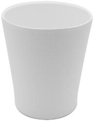GoodHome Ghiveci pentru orhidee, ceramica, alb, forma rotunda, 13 cm diametru GoodHome