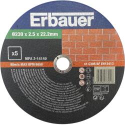 Erbauer Disc polizor ERBAUER, piatra, 230x22.2mm, 5 bucati