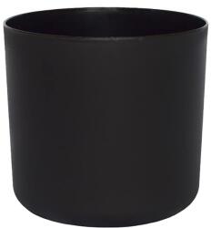 GoodHome Ghiveci rotund GOODHOME, plastic, 14 cm, negru