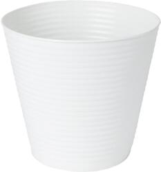 GoodHome Ghiveci rotund GOODHOME, metal, 27.3 cm, alb