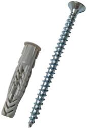 Fischer Diblu universal surub FISCHER UX 6 x 50 R, 6 x 50 mm, 10 buc, nailon, gri