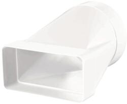 VENTS Conector ventilatie, 100 x 120 x 60 mm, alb
