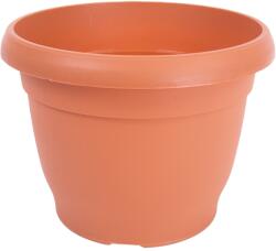 Harplast Ghiveci rotund DIANA, plastic, 18 cm, maro