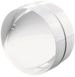 VENTS Conector clapeta antiretur, 125 mm, alb