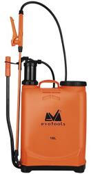 Evotools Pompa de stropit manuala EvoTools ETS, 16 l, plastic, tip rucsac, cu lance si furtun, plastic, portocaliu/negru Pulverizator