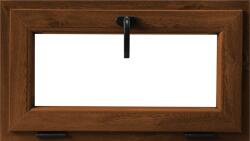APLAST Fereastra termopan PVC, geam Float + Low-E, nuc, 6 camere, 76 x 56 cm, simpla deschidere, oscilanta Aplast