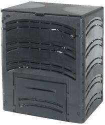 VERVE Lada compostor de gradina VERVE, 60 x 80 x 100 cm, 500L, plastic termoformat, negru Compostator