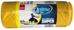 SANO Saci menajeri SANO Optima, 15 bucati, 60 l, galben