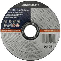 Universal Fit Disc taiere metal Universal Fit, 115 x 1.6 mm Disc de taiere