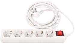 Strohm Prelungitor STROHM 5948833106320, 5 prize Shucko, 5m, alb (5948833106320)