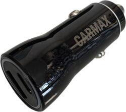CARMAX Incarcator auto CARMAX, 48W, USB-A, USB Type-C, PD, Qualcomm Quick Charge 3.0, negru (56633)